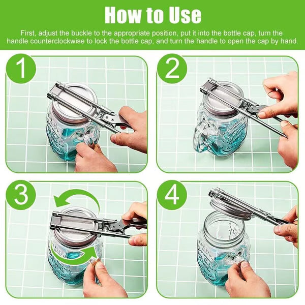 Adjustable Stainless Steel Jar Opener