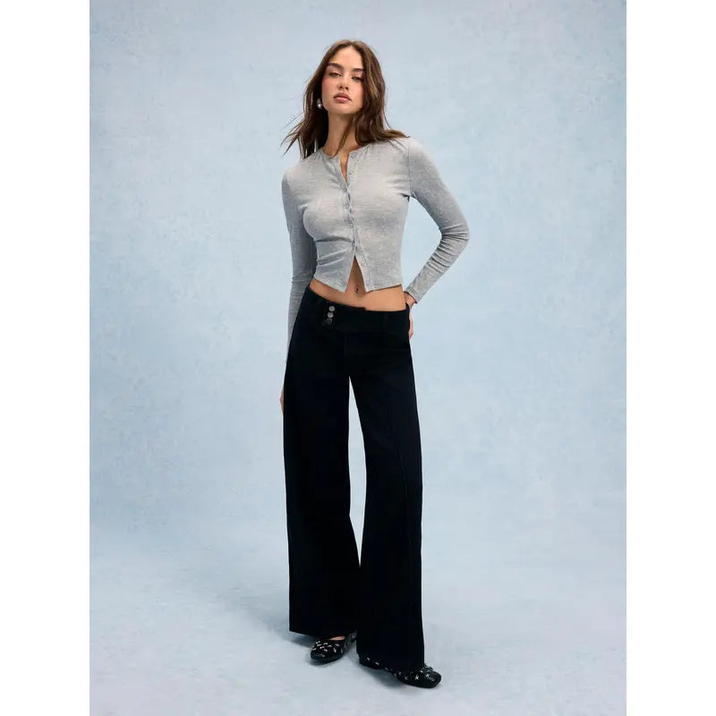 Denim Low Rise Baggy Jeans