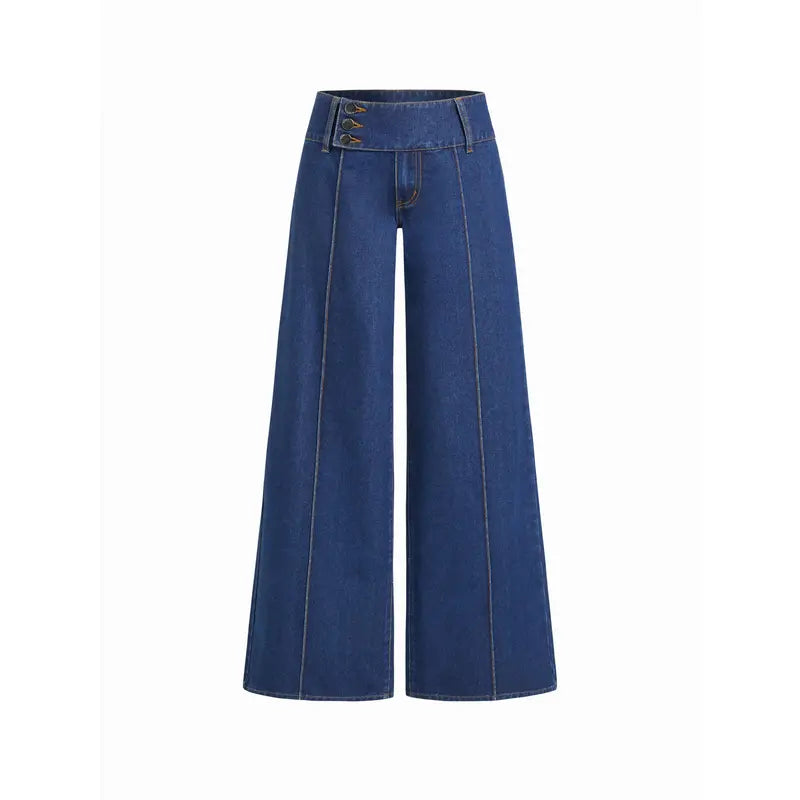 Denim Low Rise Baggy Jeans