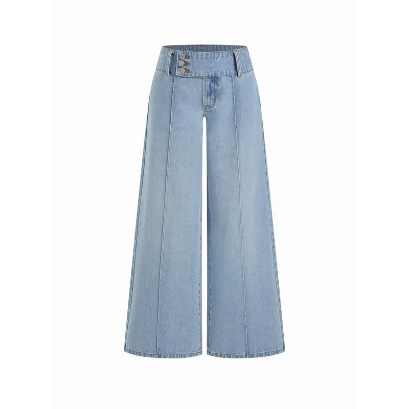Denim Low Rise Baggy Jeans
