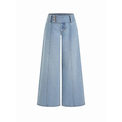 Denim Low Rise Baggy Jeans